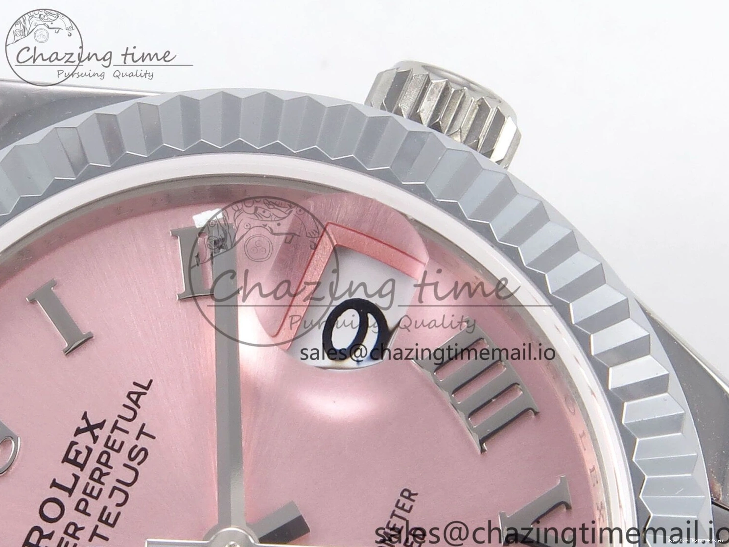 Best AAA Replica Sites StreetReady 1161 GMF Dial Jubilee DateJust Roman Edition 904L on 1:1 31 SS Pink Steel 278274 Bracelet Best A Diamonds 0107
